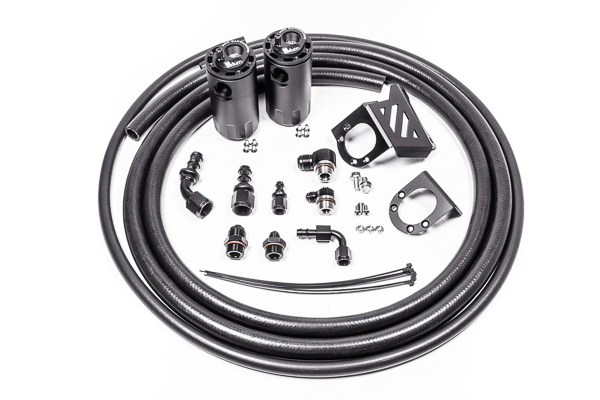 Radium Engineering — Radium Engineering 2016+ Toyota Tacoma Dual Catch Can Kit - Fluid Lock - view 3